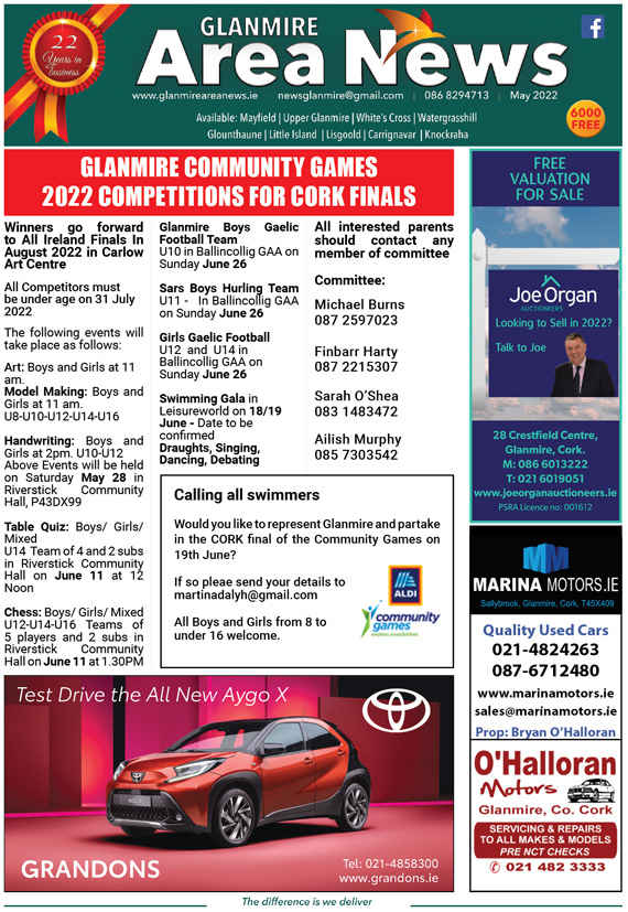 Glanmire Area News May 2022